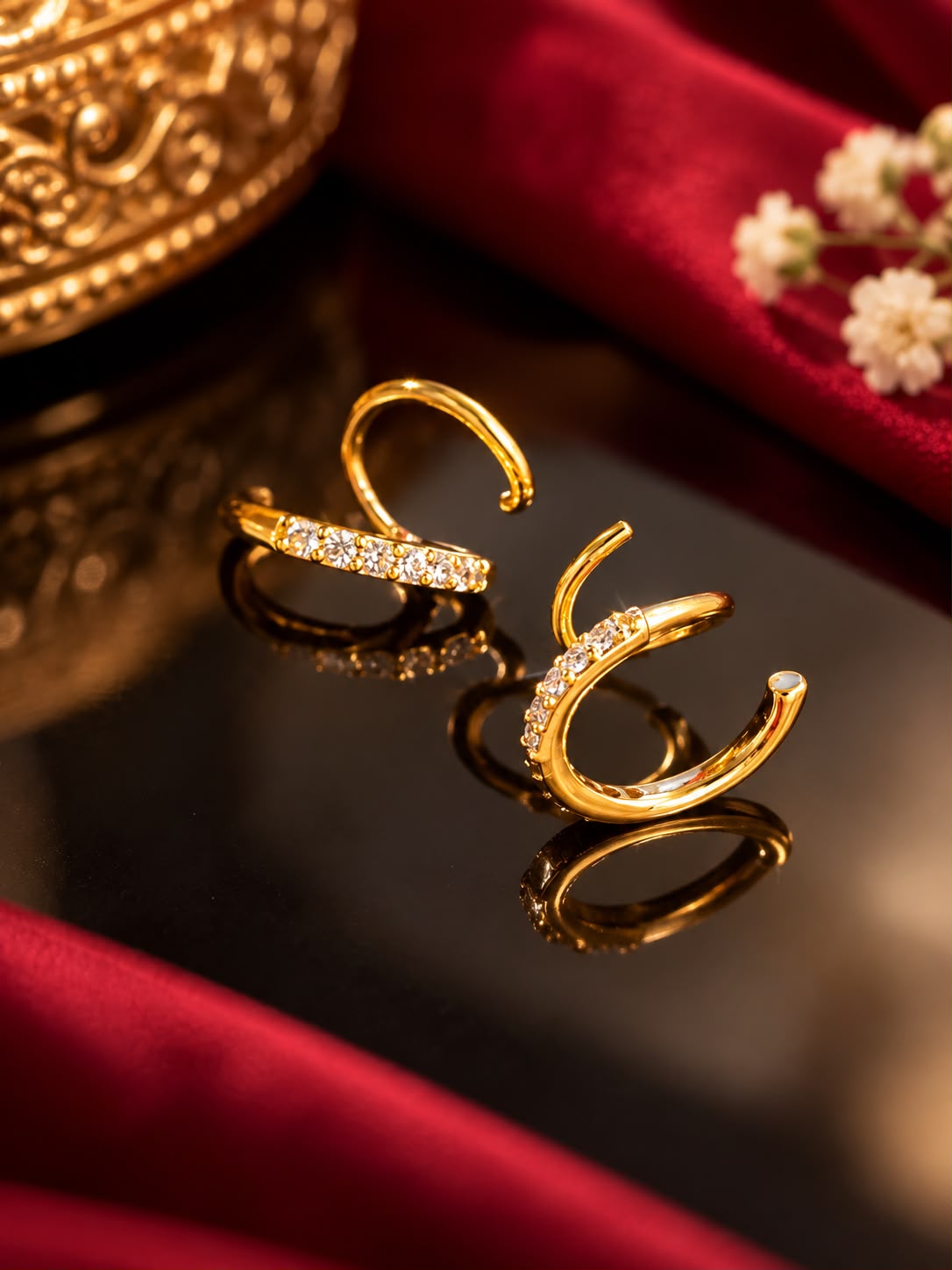 Double layer Earring